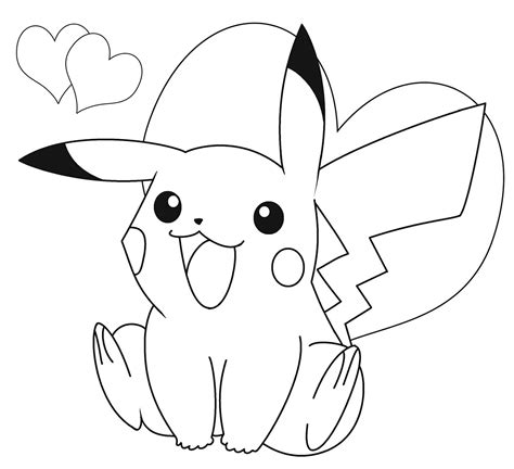 Pikachu Coloring Pages (Free Printables for All Ages)